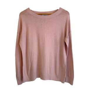 Babaton Light Weight Blush Pink Crewneck Sweater Size Small